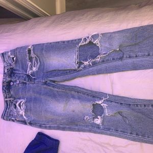 Pacsun Ripped mom jeans